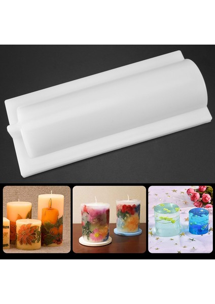 Silikon 1000 ml El Sabunu Uzun Silindir Soğuk Işlem Sabun Kalıbı (Yurt Dışından) modelleri