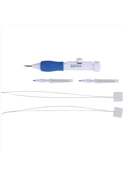 Beyaz+Mavi Üç Boyutlu Nakış Iğnesi Delme Iğnesi Alet Seti (Yurt Dışından) indirimleri