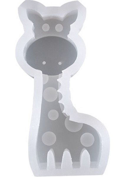 Hayvan Silikon Kalıbı, Kendin Yap Silikon Mum Kalıbı, 3D Kalıp (Zürafa) (Yurt Dışından)
