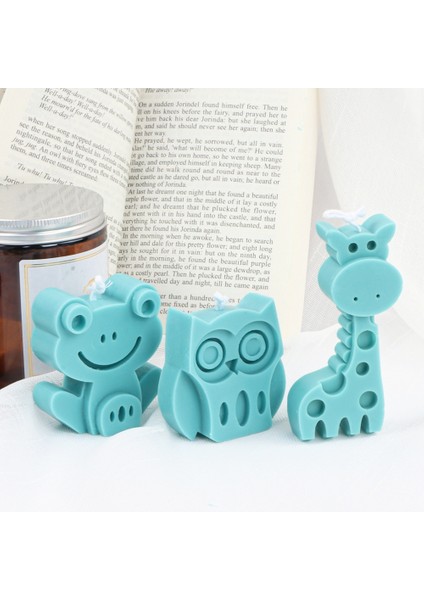 Hayvan Silikon Kalıbı, Kendin Yap Silikon Mum Kalıbı, 3D Kalıp (Zürafa) (Yurt Dışından) modelleri