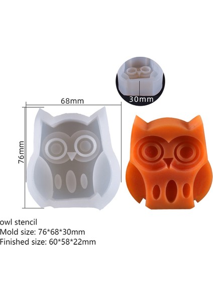 Hayvan Silikon Kalıbı, Kendin Yap Silikon Mum Kalıbı, 3D Kalıp (Zürafa) (Yurt Dışından) indirimleri