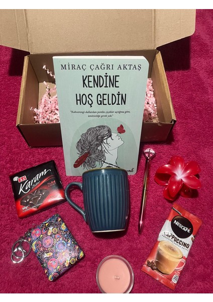 Hoş Geldin Kutusu & Kitap, Kahve ve Mumlu Huzur Kutusu fiyatları