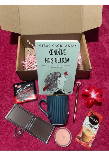 Hoş Geldin Kutusu & Kitap, Kahve ve Mumlu Huzur Kutusu modelleri