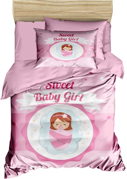 Yenidoğan Kız Bebek Nevresim Takımı &AMP;#37;100 Pamuklu Sweet Baby Girl fiyatları