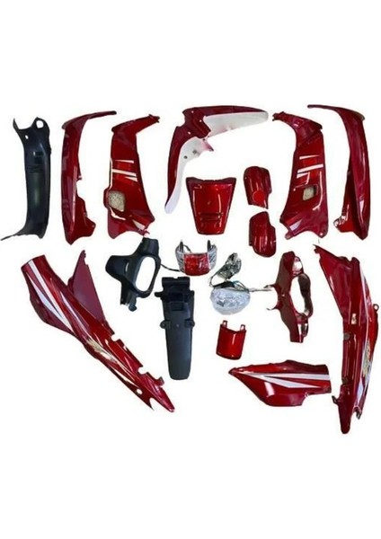 Yuki Gusto Kaporta Seti Ithal(Far Stop Dahil) Kırmızı