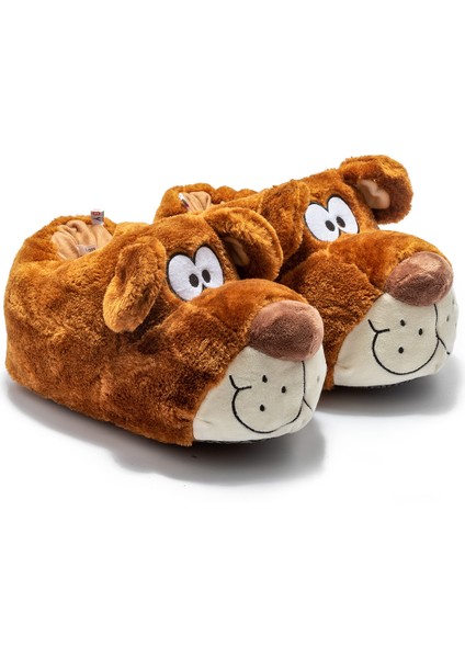 Fibert Kadın, Garson Boy Hayvanlı Panduf Kahverengi 36/41 indirimleri