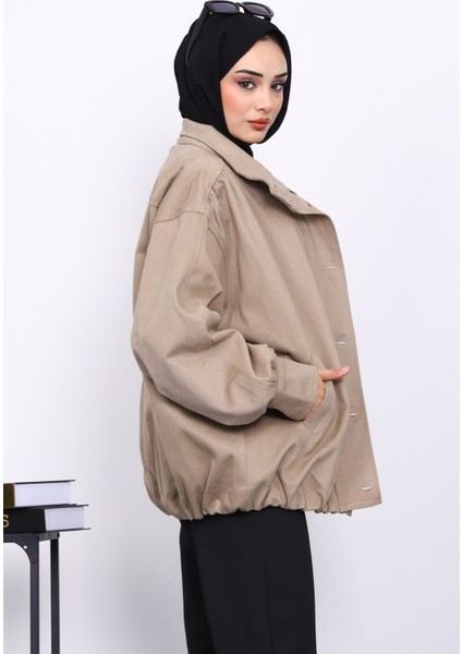 Vizon Pileli Astarlı Gabardin Ceket fırsatları