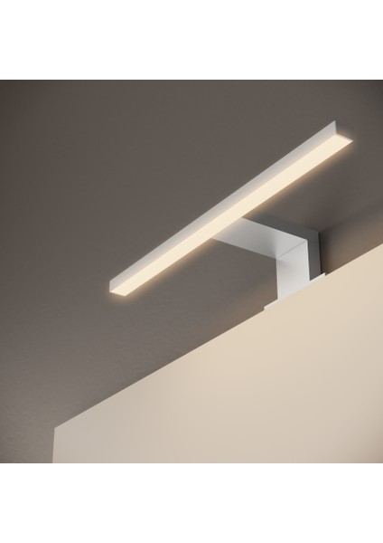 Ardea 69562 Banyo Dolabı Seti Kapaklı, 80 cm, Parlak Beyaz