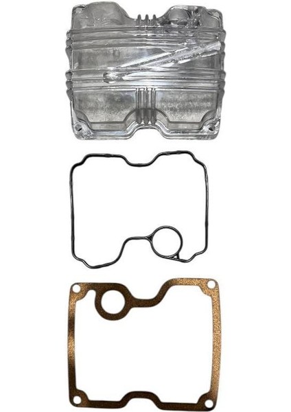 Kuba Külbütör Kapağı Köşeli Şeffaf Cg/kuba Çıta Aym