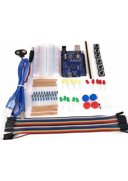 Uno R3 Mini Başlangıç Kiti Eğlenceli Tasarım ile Zeka Geliştirici Set