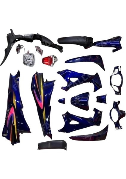 Motoran Torro Kaporta Seti Mavi (Far Stop Dahil)