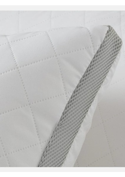 Klimalı Silikon Yastık 50X70 cm | Terletmeyen Kapitone Kumaş | Saf Silikon Dolgu | Yerli üretim | 4 adet fırsatları