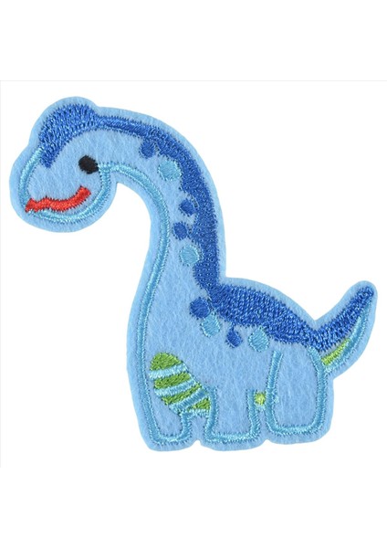 17 Adet Dinozor Ütü Yaması Giysiler Için Işlemeli Dikiş Yamaları (Yurt Dışından)