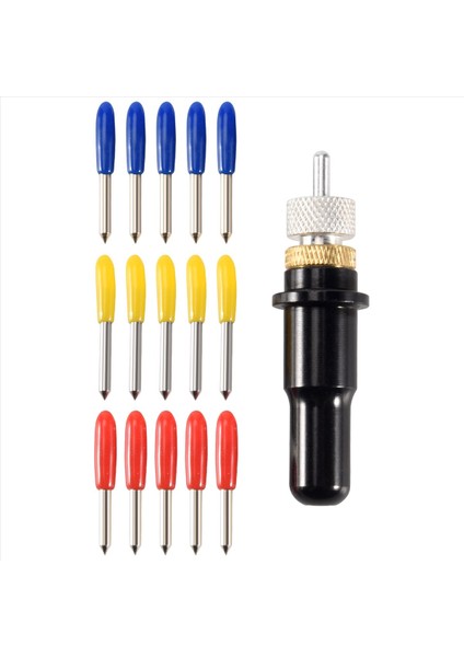 Roland Kesim Plotter Plotter Için 15 Adet Bıçak + 1 Bıçak Tutucu (Yurt Dışından)