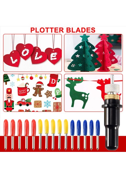 Roland Kesim Plotter Plotter Için 15 Adet Bıçak + 1 Bıçak Tutucu (Yurt Dışından) indirimleri