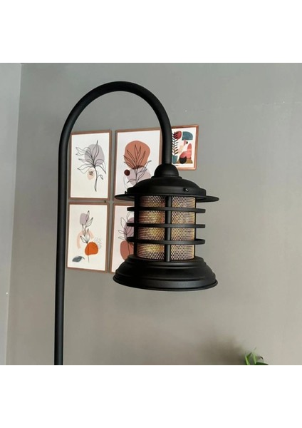 Siyah Lambader Modern Dekoratif Metal Oturma Odası Çalışma Odası Zemin Lambası fırsatları