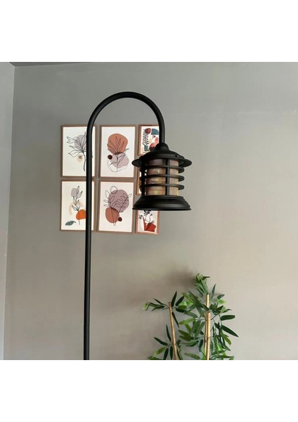 Siyah Lambader Modern Dekoratif Metal Oturma Odası Çalışma Odası Zemin Lambası indirimleri