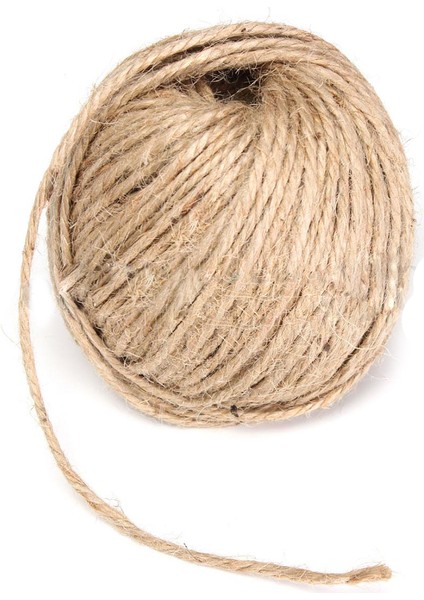 El Sanatları Için 3mm Kalınlığında Kahverengi Rustik Jüt Sicim Iplik Halat 50M (Yurt Dışından)