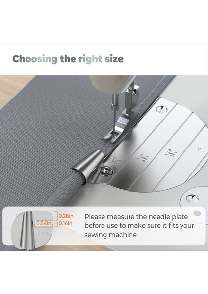 Dikiş Makinesi Için 8 Adet Üniversal Dikiş Rulo Kenar Ayağı (3-10MM) (Yurt Dışından) fırsatları