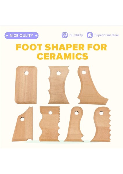 Parça Çömlek Kırpma Aletleri Çömlek Kil Ayak Şekillendirici Aletleri (Yurt Dışından) fırsatları