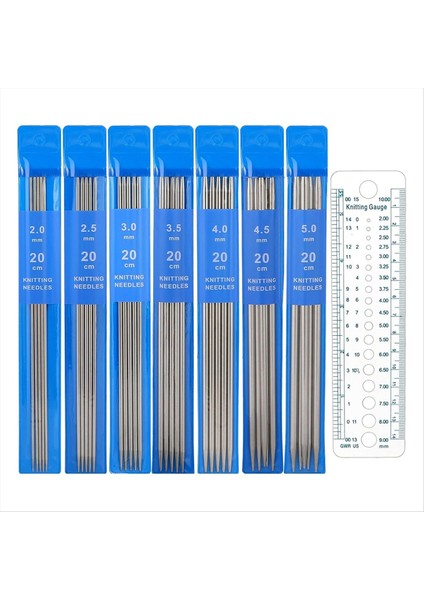 36 Parça Çift Uçlu Örgü Şişleri Seti (Yurt Dışından)