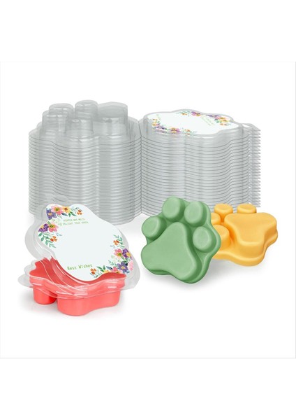 Çekirdeksiz Tart Mumlar Için 25'li Paket Mum Eritme Kalıpları (Yurt Dışından)