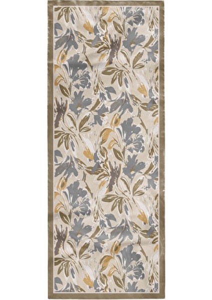 Gri Soft Pamuk Şal Zambak Çiçek Deseniyle 75 x 185 cm Ütü Gerektirmeyen Kadın Şalı indirimleri