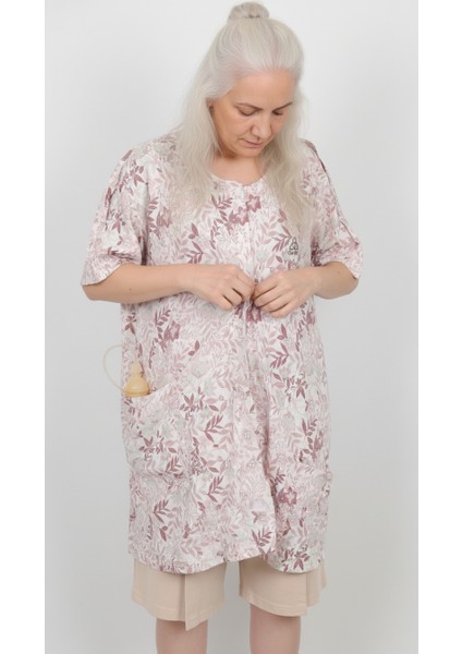 Cure Adaptif Ameliyat Sonrası Baskılı Tedavi ve Hasta Bakım Kıyafeti Kateter - Port ve Damar Yolu Tedavisinde Kullanılabilir