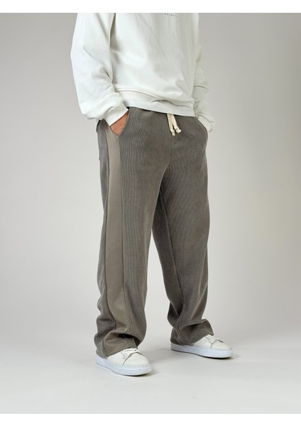 Oversize Gri Erkek Baggy Pantolon COC2520