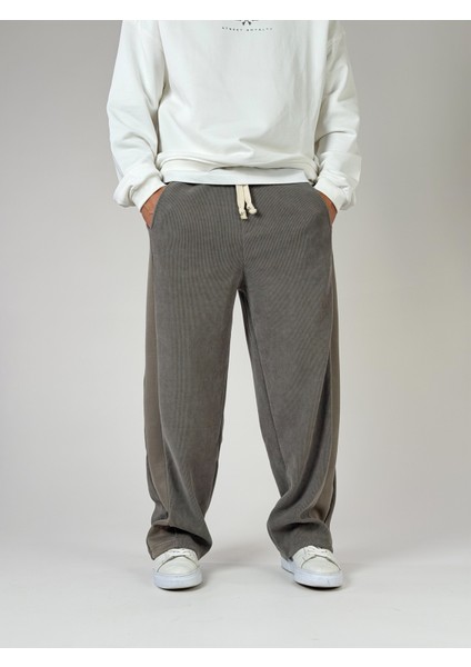 Oversize Gri Erkek Baggy Pantolon COC2520 fiyatları