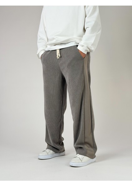 Oversize Gri Erkek Baggy Pantolon COC2520 modelleri