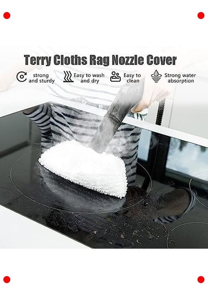 Buharlı Temizleyici Uyumlu Yedek Mop Seti (6 Parça) fırsatları