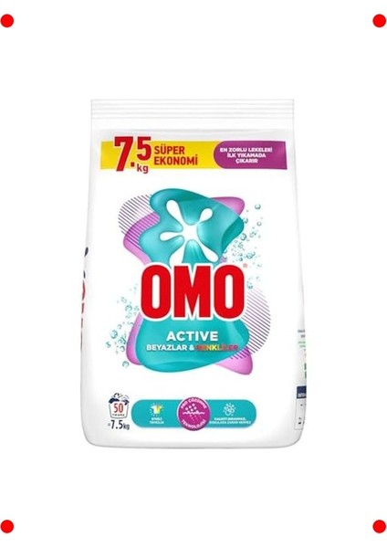 Beyazlar & Renkliler Için Toz Çamaşır Deterjanı 7.5 kg