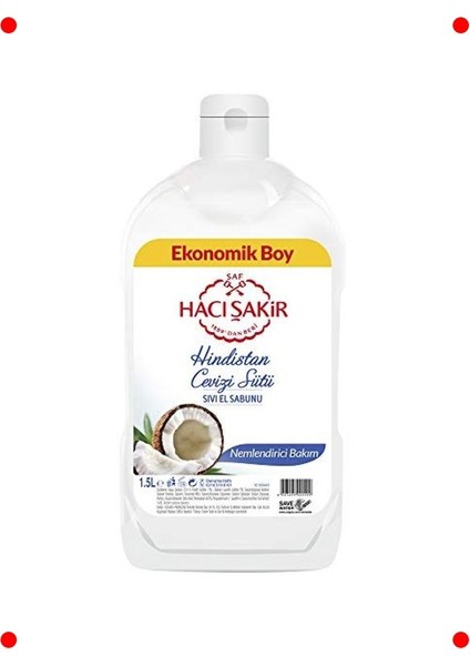 Hindistan Cevizi Sütü Kokulu Sıvı El Sabunu 1500 ml