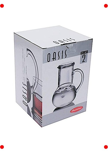 Oasis Cam Su Takımı Seti - Hediye Kutulu fırsatları