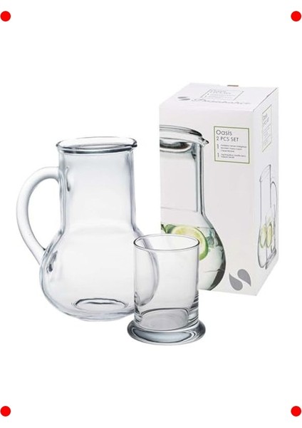 Oasis Cam Su Takımı Seti - Hediye Kutulu indirimleri