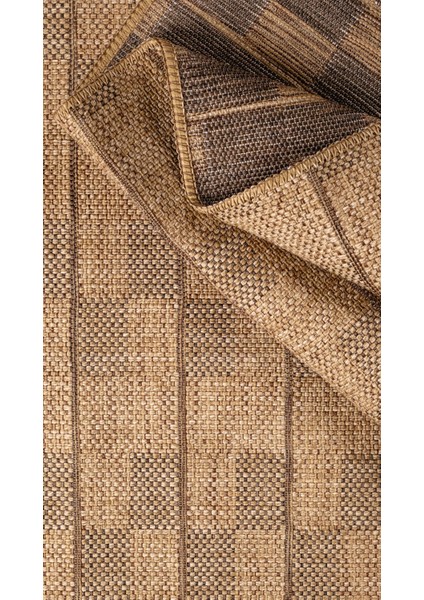 Bej Naturel Sisal Jüt Hasır Desen Yıkanabilir Kaymaz Dokuma Makine Halısı – Antibakteriyel, Tozumaz