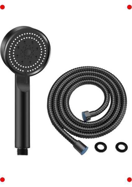 5 Fonksiyonlu Su Tasarruflu Duş Başlığı Seti