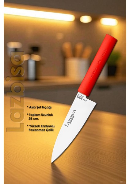 Asia Serisi Mutfak Bıçak Sivri Şef Bıçağı Et Ekmek Sebze Salata Şef Bıçağı Hds-23 fiyatları
