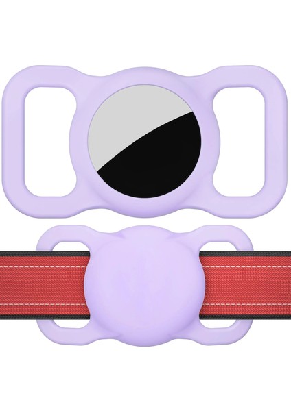 Apple Airtag Kılıf Evcil Hayvan Için Boyun Tasma Aparatı Lila indirimleri