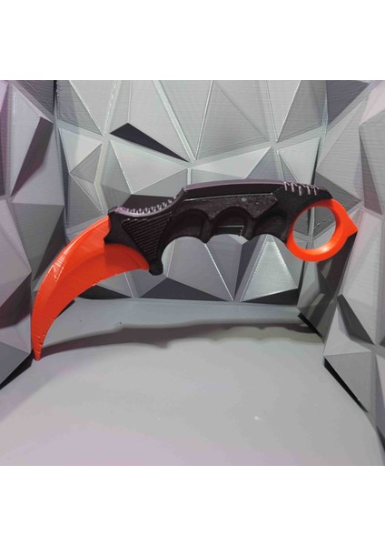 Karanbit Tarzı Dekoratif Koleksiyon Ürünü – Kırmızı Renk – 3D Baskı Koleksiyon Ürünü modelleri