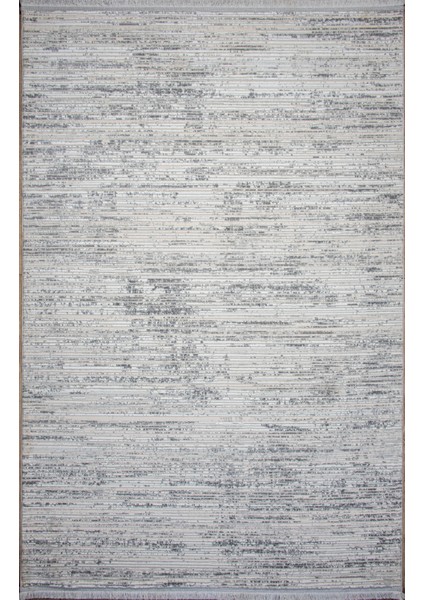 Gri Beyaz Polyester Halı – Antibakteriyel, Tozumaz, Saçaklı, Salon, Oturma ve Çocuk Odası Yolluk, Makine Dokuma indirimleri