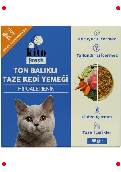 Taze Ton Balıklı Kedi Yemeği