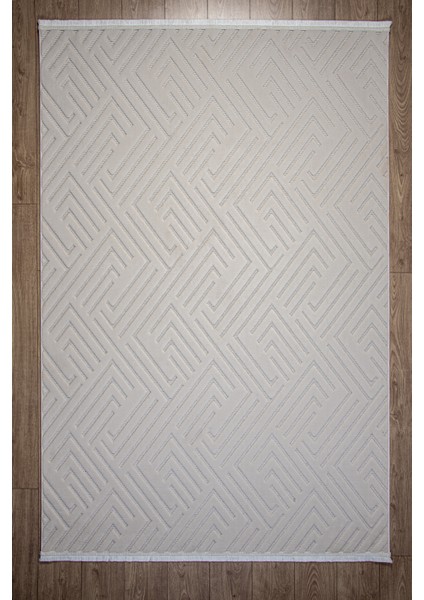 Krem Sisal Bukle Dokuma Hasır Desen Kaymaz Saçaklı Makine Halısı – Salon, Mutfak, Çocuk Odası Yolluk indirimleri