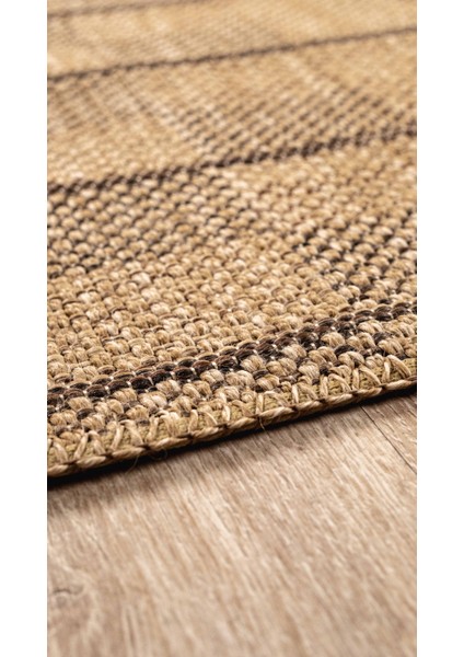 Bej Naturel Sisal Jüt Hasır Desen Yıkanabilir Kaymaz Dokuma Makine Halısı – Antibakteriyel, Tozumaz fırsatları