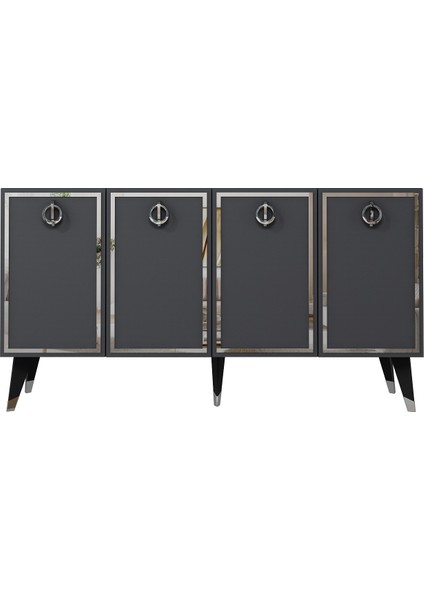 8215-32DD KB150 Konsol, Tv Ünitesi Antrasit-Gümüş modelleri