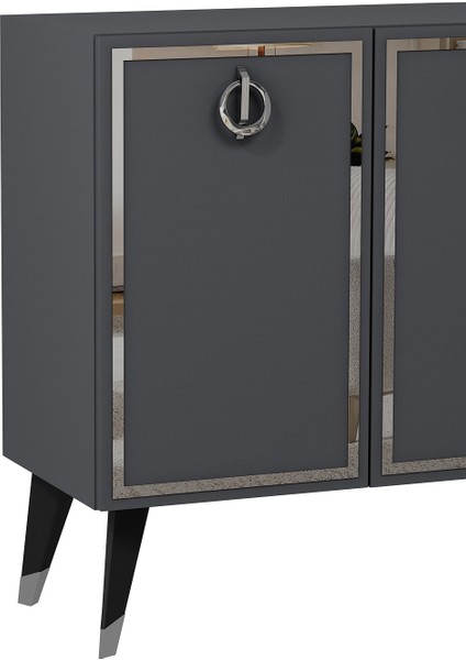 8215-32DD KB150 Konsol, Tv Ünitesi Antrasit-Gümüş indirimleri