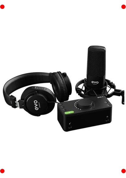 Profesyonel Başlangıç Kayıt Paketi (Siyah)