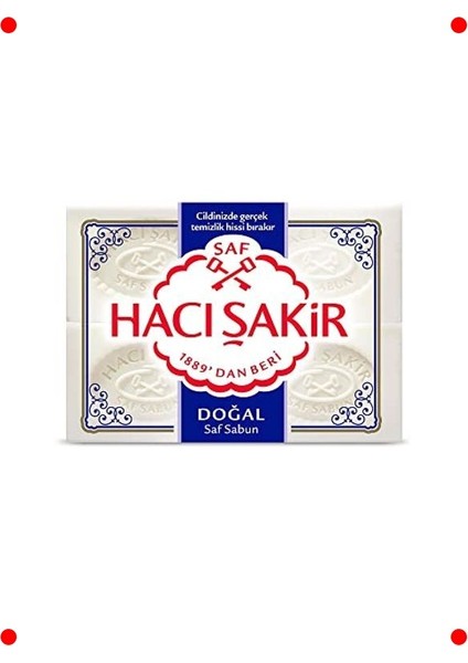 Geleneksel Doğal Beyaz Kalıp Sabun - 4 Adet