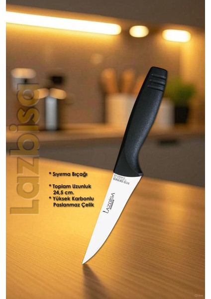 Eco Serisi Mutfak Bıçak Seti Et Ekmek Sebze Pizza Salata Börek Şef Bıçağı 7 Li Set Hds-08